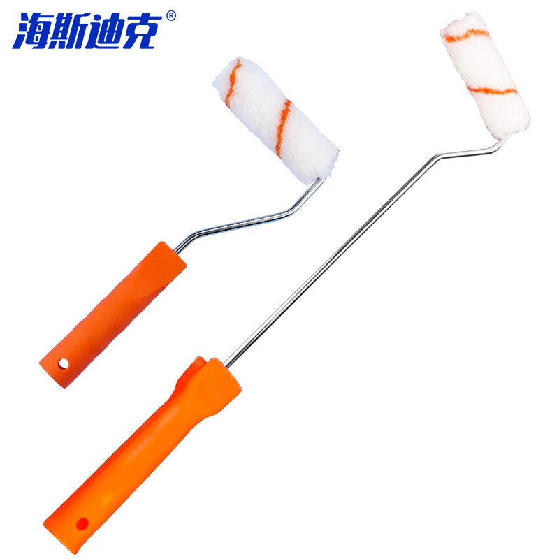 表具　刷毛(打刷毛) 海斯迪克滚筒刷乳胶漆刷毛刷HKZX-14 4寸长柄1把