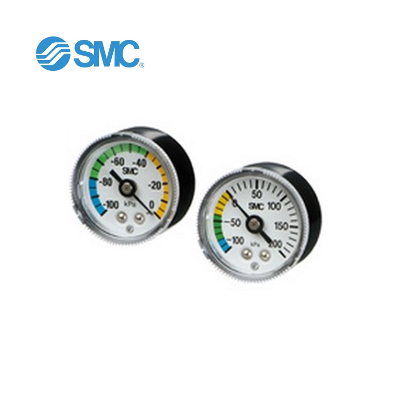 SMC GZ46-K2K-02 真空用压力表 -100~200kPa 无环盖组件