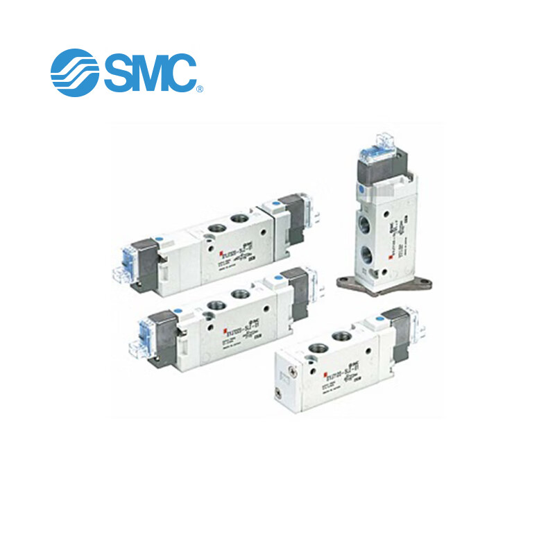 SMC SYJ7000 系列 5通先导式电磁阀 弹性密封 直接配管型 单体阀 S