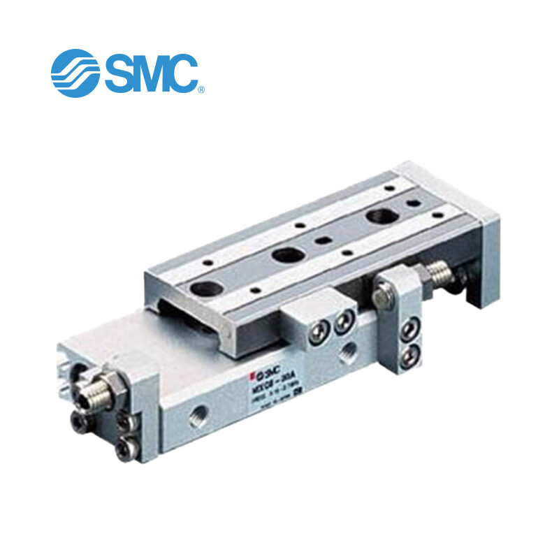 SMC MXQ12-10B 气动滑台 MXQ系列 两端缓冲器 缸径12mm行程1