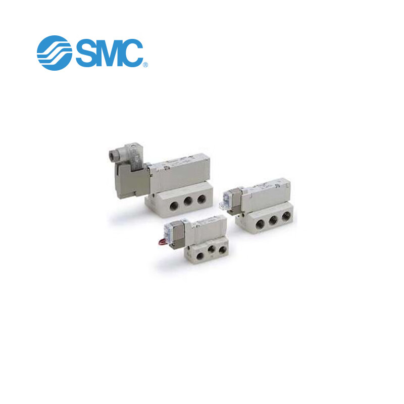 SMC VQZ3000 系列 5通先导式电磁阀 底板配管型 插头引线组件 单体 