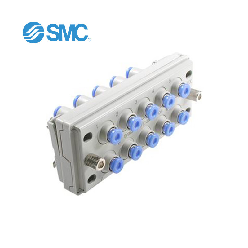 SMC KDM 系列 长方形 多管对接式接头 KDM10P-08
