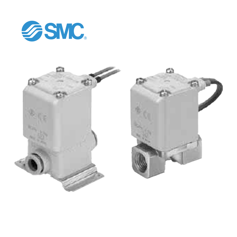 SMC VX21 系列 直动式2通电磁阀 空气用单体 VX210AGXB