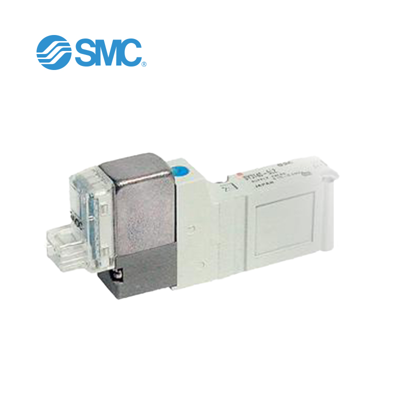 SMC SY5000 系列 5通电磁阀 底板配管型 单体 SY5340-5LZ-