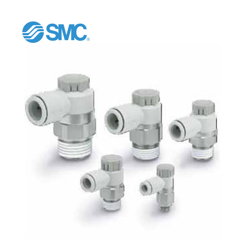 SMC AS 系列 速度控制阀 带快换接头 弯头型 AS3301F-02-08A