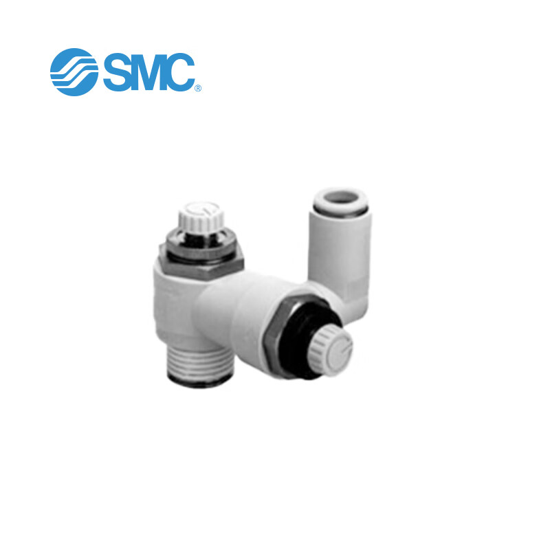 SMC ASD 系列 双向速度控制阀 带快换接头 ASD630F-04-12S