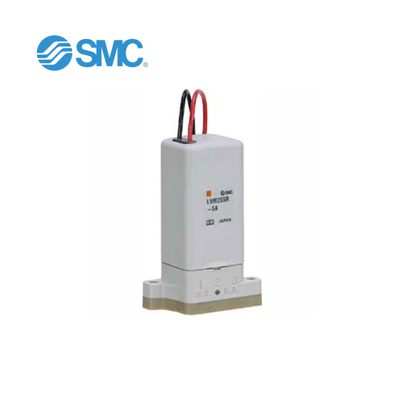 SMC LVM20/200 系列 小型化学液用直动式2·3通电磁阀 底板配管型 