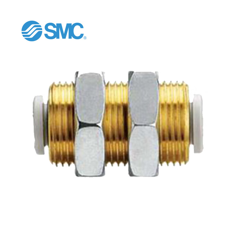 SMC KQ2E 系列 公制尺寸 快换接头 面板安装用直通接管 (KQ互换型) 