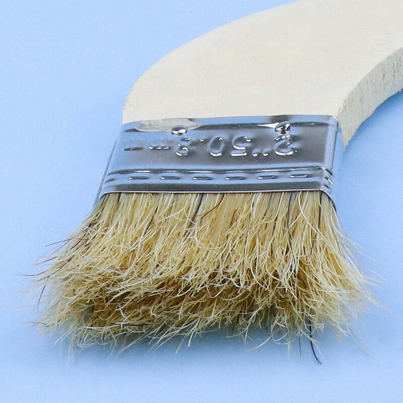 赫思迪格耐溶剂猪鬓毛刷JG-393 直柄弯头2.5寸1把