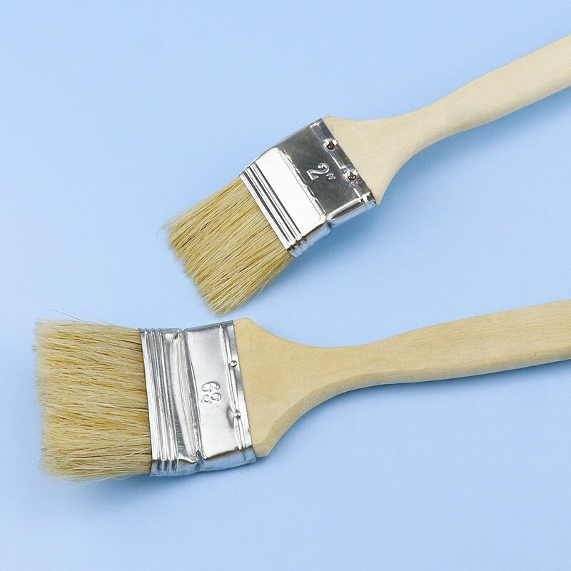 表具　刷毛(打刷毛) 赫思迪格耐溶剂猪鬓毛刷JG-393 弯柄刷2.5寸1把