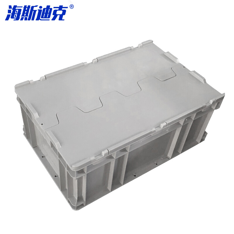 海斯迪克加厚塑料零件箱HKZ-27 灰色E箱无盖1个
