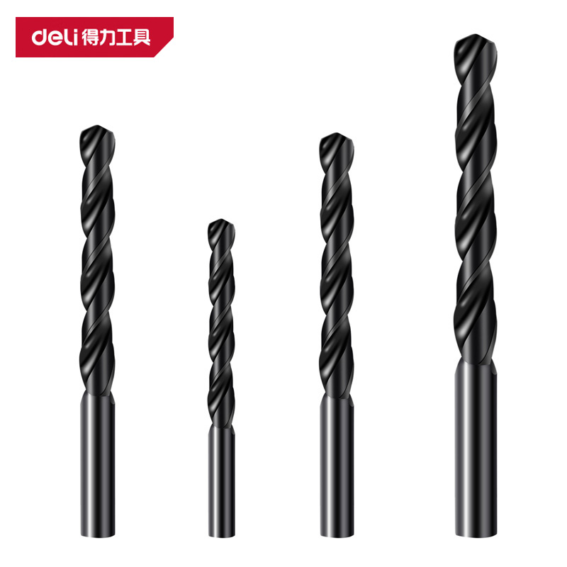 得力（deli）DH-MHZ030-W1直柄麻花钻3mm 黑色1支